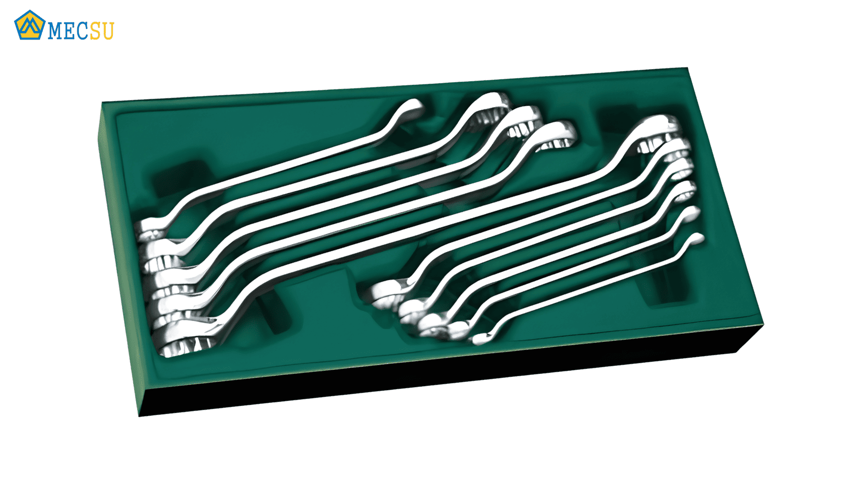 Bộ cờ lê hai đầu vòng 10 chi tiết SATA